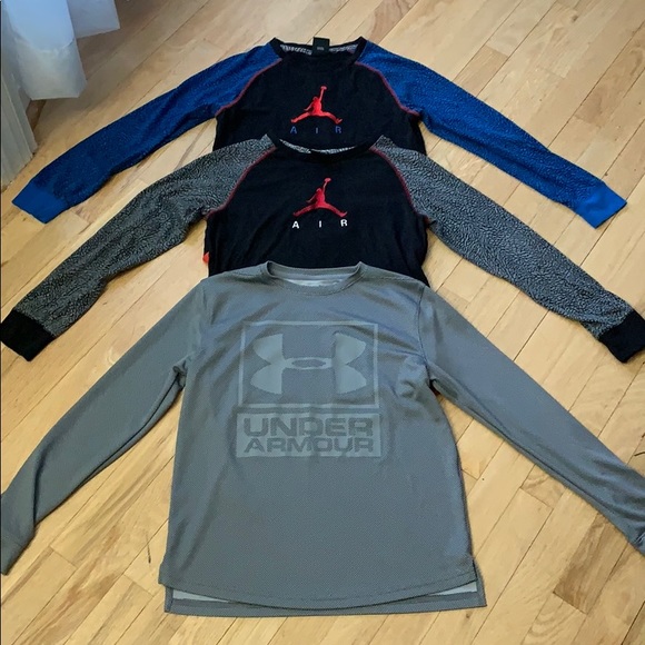 Under Armour Other - Lot of 3 high-end athletic shirts; UA/Air Jordan